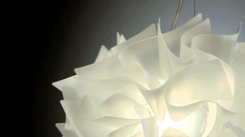 Veli suspension light - white, close up